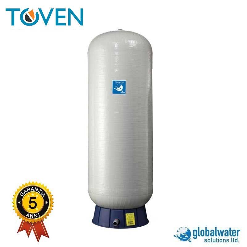 Vaso d'espansione C2B-130LV serie C2-Lite CAD Globalwater (130lt - verticale)